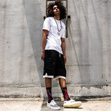 ストリート系 クラックストライプ ソックス