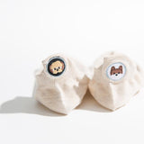 犬刺繍付きフットカバー | レディース浅履きソックスセット
