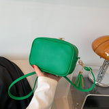 レトロミニ_レトロシンプル 2WAY ミニスクエア ショルダー／クロスボディバッグ