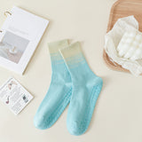 ヨガフィット5_秋冬 レディース グラデーション プロ仕様 ノンスリップ ヨガソックス