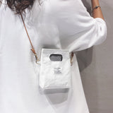 クラフティ_ミニサイズ オールマッチ クラフト紙 スマホショルダーバッグ