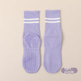 ヨガフィット5_ミドル丈 防臭 ノンスリップ 室内用ソックス