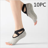 [ セット商品と単品商品] ヨガフィット5_ヨガ用 5本指ソックス 滑り止め付き（15足/10足/5足/1足）