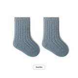 ベビースマイル_秋冬 ベビー ふわあつ しめつけない ルーズ口ソックス