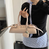 アーチロウ_ニッチデザイン ボウリングバッグ型 通勤ショルダーバッグ