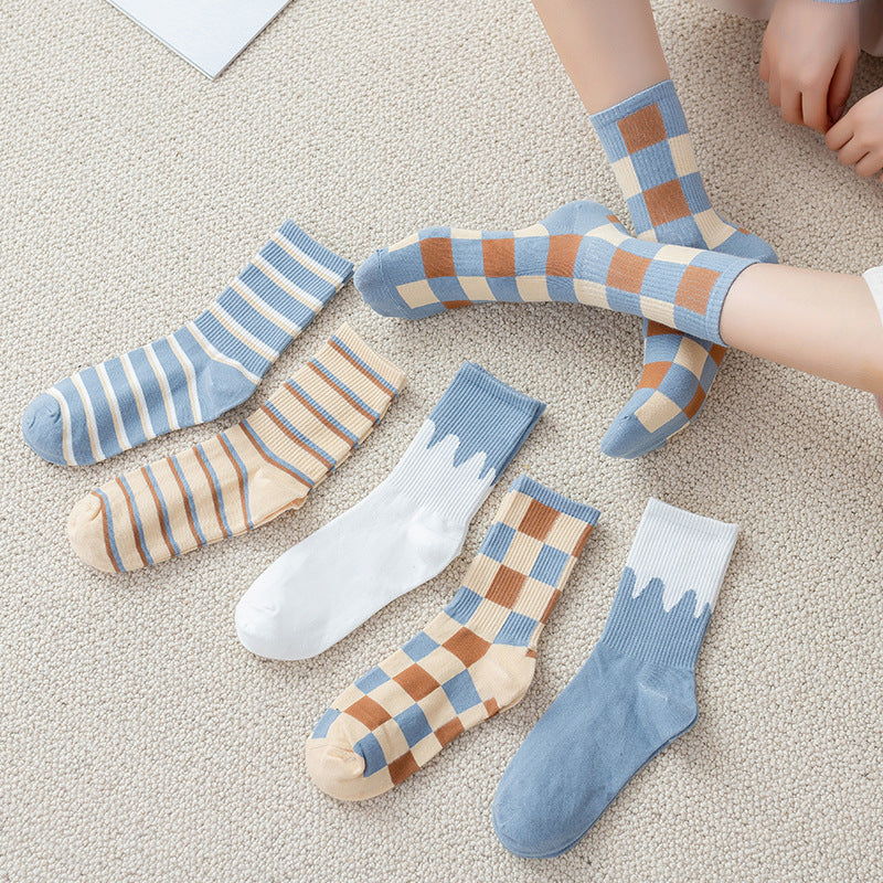 レトローム_オールシーズン レディース レトロ調あったかソックス