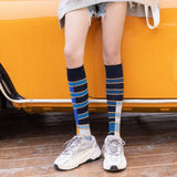 カラームード レディースパイルソックス｜ABアシンメトリーデザイン