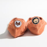 犬刺繍付きフットカバー | レディース浅履きソックスセット