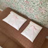 バレリーナクチュール_レディース バレエスタイル リボン付き キルティングノートPCバッグ