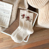 デイリーウォーム ウールソックス | レディース厚手カートゥーンあったか冬用
