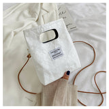 クラフティ_ミニサイズ オールマッチ クラフト紙 スマホショルダーバッグ