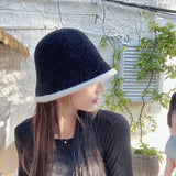 ラムモコ_秋冬 レディース 新作 ふわもこ ラムウールバケットハット