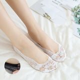 ラブリーレース_レディース レース フットカバー 浅履きソックス