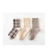 [ セット商品 ] レディース 厚手 コットンソックス（３足）