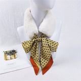 ファームーン_韓国風 厚手あったか冬マフラー レディーズ向け