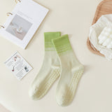 ヨガフィット5_秋冬 レディース グラデーション プロ仕様 ノンスリップ ヨガソックス