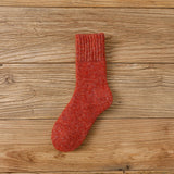 [ セット商品と単品商品] デイリーウォーム_レディース 冬あったか 厚手ウールソックス（5足/1足）