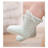 ベビースマイル ベビーメッシュソックス | 夏用薄手ミドル丈4足セット