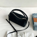 MATTE PILLOW_Matte finish Boston-style pillow bag square handbag