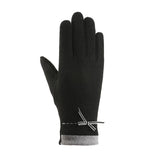 サーモニット_レディース 秋冬 厚手ニット手袋 あったか防寒