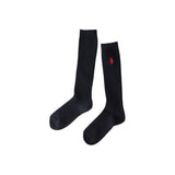 Polo Ralph Lauren 04873500 Unisex Kids One-Point Rib High Socks, Unisex