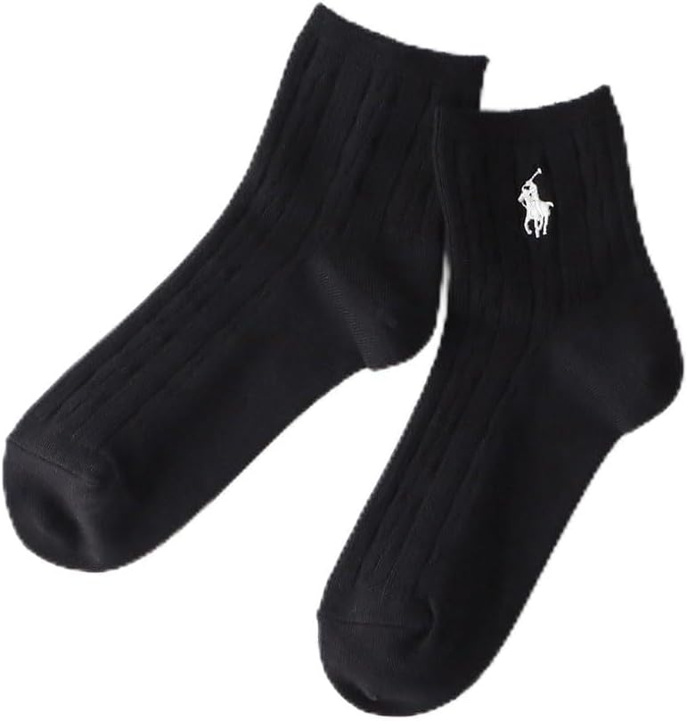 Polo Ralph Lauren 03207386 Women's Socks, One Point, Cable, Short Socks,
