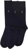 Polo Ralph Lauren Men's Business Socks, 3 Pairs Set, Men's Socks, 3PAIRS MICROFIBER 8080PK NAVY (401) Free (Approx. 9.8 - 11.4 inches (25.0 - 29.0 cm) [Parallel import goods], NAVY (401), Free size