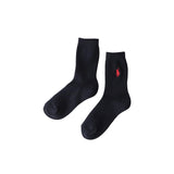 Polo Ralph Lauren 04863400 Unisex Kids One-Point Rib Socks, Unisex
