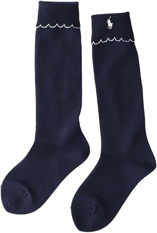 Polo Ralph Lauren Socks 04813773 Unisex Children Folding Picot Sewing Machine High Socks