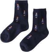 Polo Ralph Lauren 04835200/04863200 Unisex Kids Socks with Mini Bear Patterns