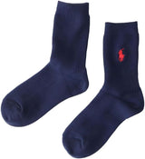Polo Ralph Lauren 04863400 Unisex Kids One-Point Rib Socks, Unisex