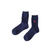 Polo Ralph Lauren 04863400 Unisex Kids One-Point Rib Socks, Unisex