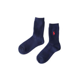 Polo Ralph Lauren 04863400 Unisex Kids One-Point Rib Socks, Unisex
