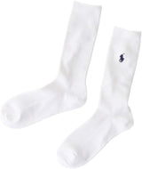 Polo Ralph Lauren 02032303 Men's Deodorizing Socks, One Point Rib Socks, Men's
