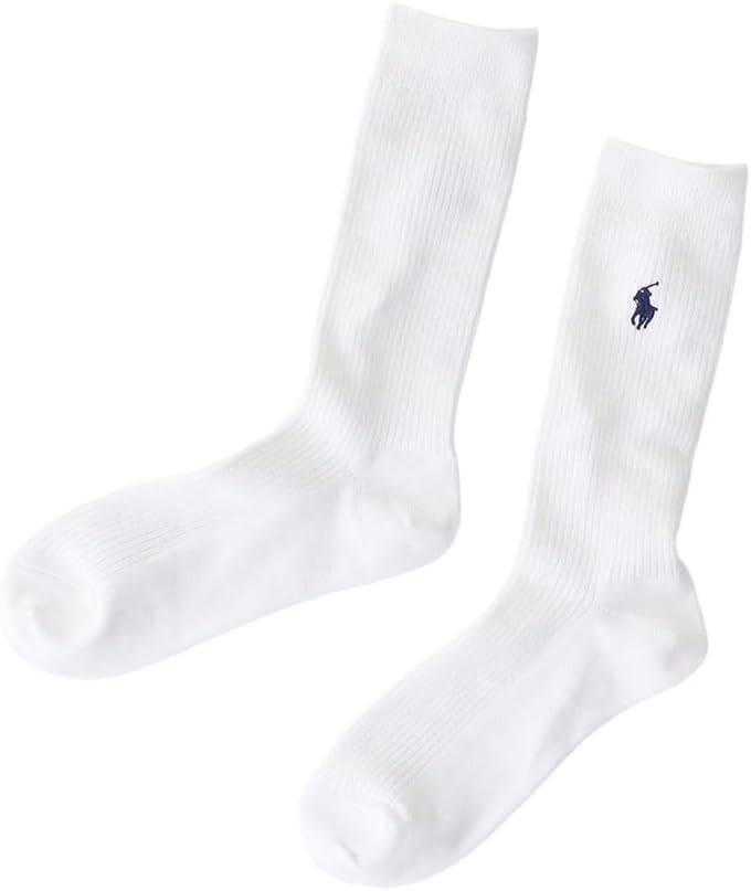 Polo Ralph Lauren 02032303 Men's Deodorizing Socks, One Point Rib Socks, Men's