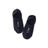 Polo Ralph Lauren 03207920 Women's Socks, Polo Ralph Lauren, Organic Cotton Blend, Denim Mini Bear, Cover Socks,