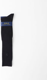 POLO RALPH LAUREN 02032932 Men's Socks, Deodorizing Treatment, One-Point Rib High Socks,
