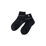 Polo Ralph Lauren 04803763 Children's Folding Picot Sewing Machine Short Socks, Unisex Children