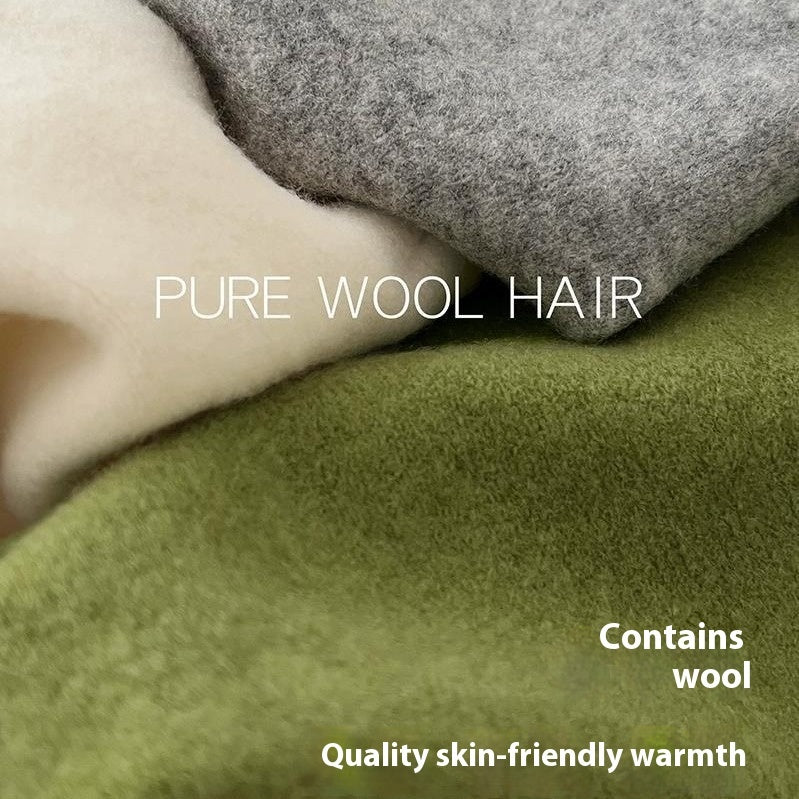 トライウォーム_三角バインダー式 多機能ニットスカーフ レディース 暖かいオールマッチ