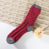 ドリームフリース_レディース もこもこ コーラルフリース ルームソックス 睡眠用