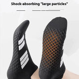 アウトドアランニング用ソックスタオル地マッサージインソール厚手吸汗仕様メンズソックス