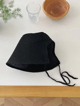 PARIS BRIM_Flat Top Wide Brim Bucket Hat for Women