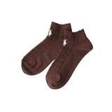 Polo Ralph Lauren 03207868 Women's Socks, One Point, Cable, Sneaker Socks,