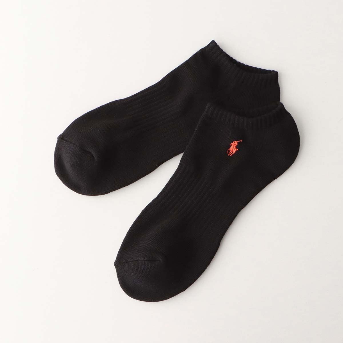 Polo Ralph Lauren 92009912 Men's Socks, 3 Pair Set, Footed Pile, One-Point, Unisex Adult