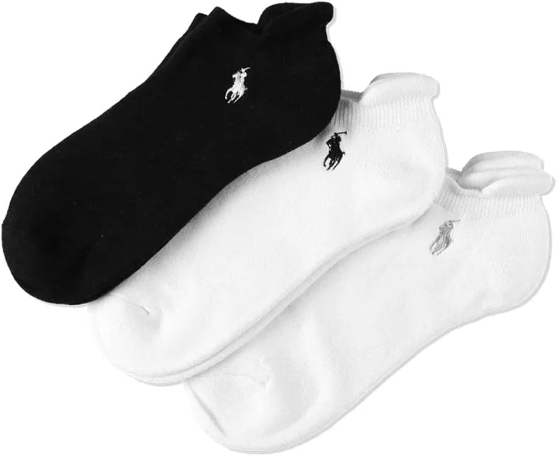 Polo Ralph Lauren 7470PK Women's Ankle Socks, 3-Pair Set, Cushion, Women's Socks, [Parallel Import], BAST (930)