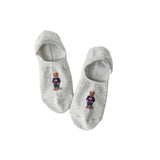 Polo Ralph Lauren 03207920 Women's Socks, Polo Ralph Lauren, Organic Cotton Blend, Denim Mini Bear, Cover Socks,