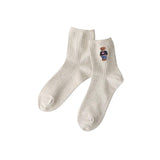 Polo Ralph Lauren 03207311 Women's Organic Cotton Blend, Polo Bear, Short Socks
