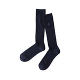 Polo Ralph Lauren 03217512 Women's Socks, 14.2 inches (36 cm) Length, One Point School Socks,