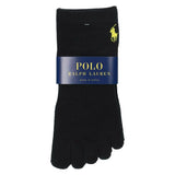 [POLO RALPH LAUREN] ポロ ラルフローレン ソックス 靴下 POLOGOLF ゴルフ用 5本指 ショート 綿混 ワンポイント刺繍 1足 2足セット メンズ