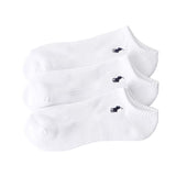 Polo Ralph Lauren 92009912 Men's Socks, 3 Pair Set, Footed Pile, One-Point, Unisex Adult